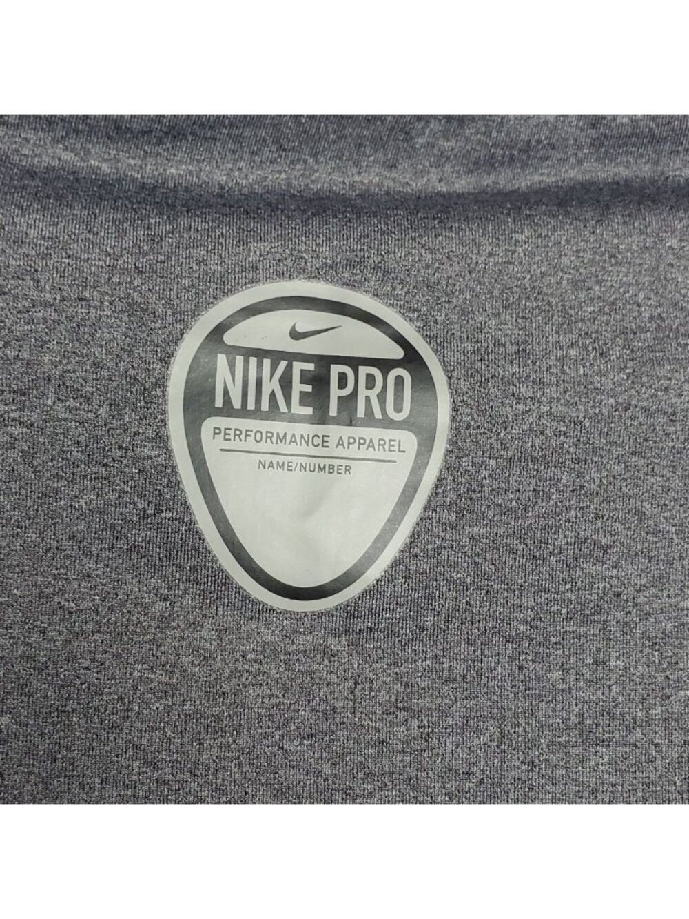 Nike Pro Fit Dry Long Sleeve Performance Shirt Gray XLarge - Picture 5 of 13